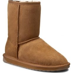 Buty EMU AUSTRALIA - Stinger Lo W10002 Chestnut 2015. Brązowe kozaki damskie Emu Australia, ze skóry. Za 729.00 zł.