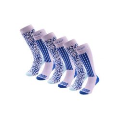 Skarpety narciarskie - Damskie - 6 par - Fioletowe. Fioletowe skarpety damskie POEDERBAAS, bez wzorów, z wełny. W wyprzedaży za 329.62 zł.