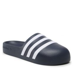 Klapki adidas. Niebieskie buty sportowe męskie Adidas, bez zapięcia. Za 209.99 zł.