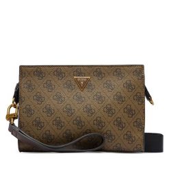 Saszetka Guess. Brązowe saszetki męskie Guess, młodzieżowe, małe. Za 369.99 zł.