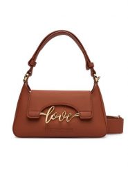 LOVE MOSCHINO Torebka JC4268PP0PKR0208 Brązowy. Brązowe torebki do ręki damskie Love Moschino, bez wzorów, ze skóry, bez dodatków. Za 919.99 zł.