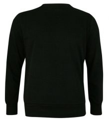 Bluza Czarna, Okrągły Dekolt, bez Kaptura, bez Nadruku, Jednokolorowa, Męska -Brave Soul. Czarne bluzy męskie Brave Soul, m, bez wzorów, z bawełny, bez kaptura. Za 89.00 zł.