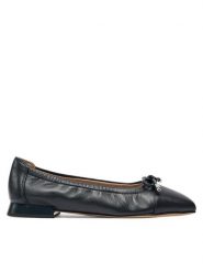 Caprice Baleriny 9-22104-42 Granatowy. Niebieskie baleriny damskie Caprice, bez wzorów, ze skóry, bez obcasa. Za 191.99 zł.
