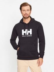 Helly Hansen Bluza Logo 33977 Czarny Regular Fit. Czarne bluzy męskie Helly Hansen, m, bez wzorów, z bawełny, bez kaptura. Za 209.99 zł.