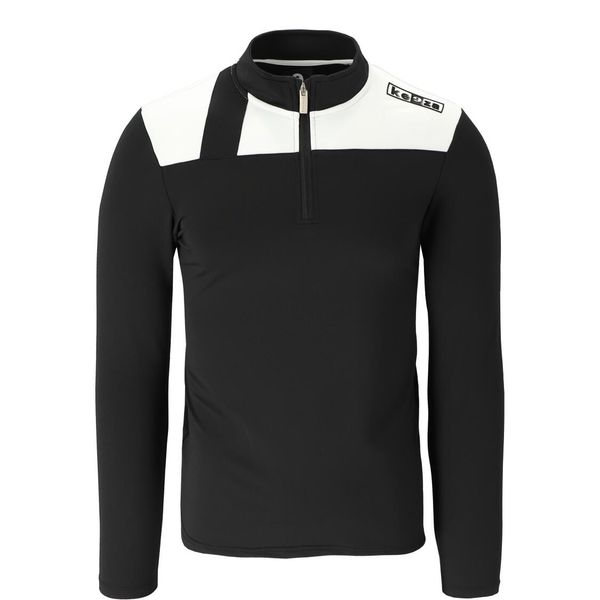 Bluza termoaktywna ze stójką Keeza Lima. Czarne bluzy męskie KEEZA, xl, bez wzorów, bez kaptura, do piłki nożnej. Za 130.00 zł.