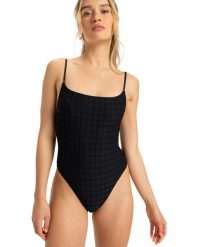 Strój kąpielowy jednoczęściowy damski ROXY Camilo. Szare kostiumy jednoczęściowe damskie Roxy, s, bez wzorów, z elastanu, do pływania. Za 249.99 zł.