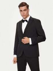 KARL LAGERFELD Marynarka 155287-543004 Czarny Slim Fit. Czarne garnitury męskie KARL LAGERFELD, bez wzorów, z syntetyku. Za 1,419.00 zł.