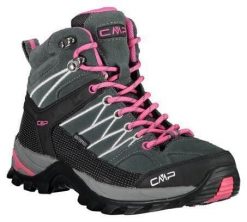 Buty trekkingowe dla kobiet CMP RIGEL MID WP. Czarne obuwie sportowe damskie CMP, bez wzorów, z gumy, trekkingowe. Za 479.99 zł.