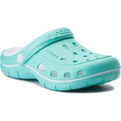 Klapki COQUI - Jumper 6352 Mint/White. Zielone klapki damskie Coqui, z materiału. Za 79.99 zł.