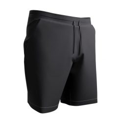 Spodenki do biegania męskie Kiprun Run 500 Dry. Czarne krótkie spodenki sportowe męskie KALENJI, m, bez wzorów, z materiału, do biegania. Za 89.99 zł.