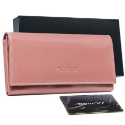 Portfel skórzany Cavaldi RD-23-GCL-1020 różowy. Czerwone portfele damskie 4U Cavaldi, bez wzorów, ze skóry. Za 67.99 zł.