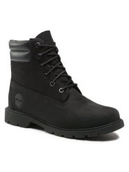 Timberland Trapery Linden Woods Wp 6 Inch TB0A156S0011 Czarny. Czarne śniegowce i trapery damskie Timberland, z nubiku. Za 849.99 zł.