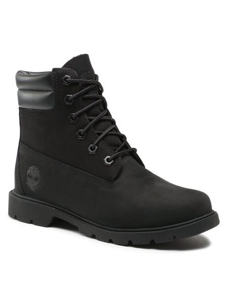 Timberland Trapery Linden Woods Wp 6 Inch TB0A156S0011 Czarny. Czarne śniegowce i trapery damskie Timberland, z nubiku. Za 649.99 zł.