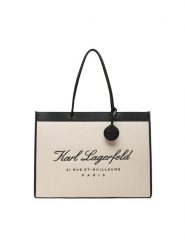 Torebka KARL LAGERFELD. Czarne torebki do ręki damskie KARL LAGERFELD, bez wzorów, bez dodatków. Za 1,749.00 zł.