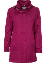 Płaszcz damski Pro-X Elements Jenna. Czerwone płaszcze damskie PRO-X ELEMENTS, bez wzorów, z materiału, długie, z kapturem. Za 526.00 zł.