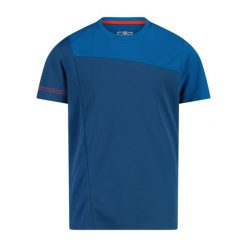 Koszulka dla dzieci CMP. Niebieskie t-shirty dla chłopców CMP, bez wzorów, bez ramiączek. Za 46.09 zł.