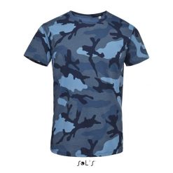 Koszulka Sol's Camo. Niebieskie koszulki sportowe damskie FAIRPLAY, s, bez wzorów, bez kołnierzyka, bez ramiączek, do jazdy konnej. Za 117.00 zł.
