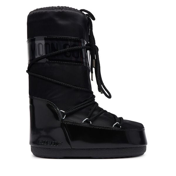 Śniegowce Moon Boot. Czarne śniegowce dziewczęce Moon Boot, bez zapięcia. Za 759.99 zł.