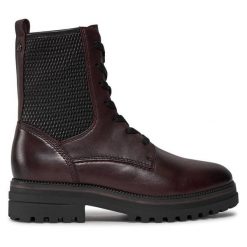 Trapery Tamaris. Czerwone kozaki damskie Tamaris. Za 499.99 zł.