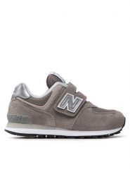 New Balance Sneakersy PV574EVG Szary. Szare buty sportowe chłopięce New Balance, bez wzorów, ze skóry, bez zapięcia. Za 329.99 zł.