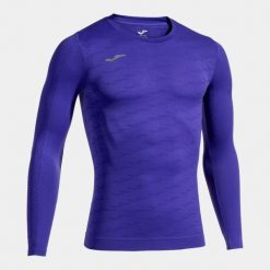 Longsleeve termoaktywny męski Joma Classic. Fioletowe koszulki sportowe męskie Joma, m, bez wzorów, bez kołnierzyka, bez ramiączek, do piłki nożnej. Za 129.99 zł.