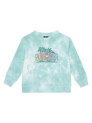 Quiksilver Bluza Tie Dye EQKFT03398 Błękitny Comfort Fit. Niebieskie bluzy dla chłopców Quiksilver, bez wzorów, z bawełny, bez ramiączek, bez kaptura. Za 179.99 zł.