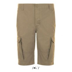Szorty Sol's Jackson. Brązowe szorty męskie SOL'S, m, bez wzorów, z bawełny, casualowe. Za 151.50 zł.