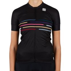 Koszulka rowerowa damska Sportful Vélodrome. Czarne bluzy sportowe damskie SPORTFUL, l, bez wzorów, bez kaptura, rowerowe. W wyprzedaży za 191.95 zł.