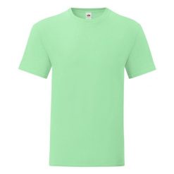 Męska Koszulka Iconic 150. Zielone koszulki sportowe męskie Fruit of the Loom, m, bez wzorów, bez kołnierzyka, bez ramiączek, trekkingowe. Za 28.99 zł.
