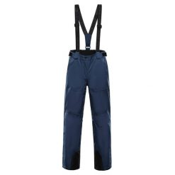 Spodnie damskie narciarskie snowboardowe 10.000 Alpine Pro Edesa 2. Niebieskie spodnie snowboardowe damskie Alpine Pro, na zimę, bez wzorów, sportowe, narciarskie. W wyprzedaży za 629.00 zł.