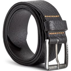 Pasek Męski BOSS - Jobir 50379582 85 Black 001. Czarne paski damskie Boss, w paski, ze skóry. W wyprzedaży za 229.00 zł.