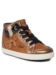 Geox Sneakersy B Kilwi Girl B36D5B 022NF C6175 S Brązowy. Brązowe buty sportowe dziewczęce Geox, bez wzorów, ze skóry, bez zapięcia. Za 179.99 zł.