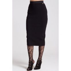 Spódnica Twinset ołówkowa. Czarne spódnice damskie Twinset, l, z aplikacjami, z wiskozy, midi, ołówkowe. Za 264.00 zł.