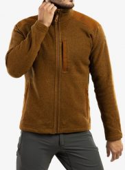 Bluza turystyczna męska Fjallraven Buck Fleece. Brązowe bluzy męskie Fjällräven, na lato, m, bez wzorów, z jeansu, bez kaptura. Za 653.39 zł.