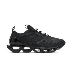 Buty do biegania Mizuno Wave Prophecy 13.2. Czarne obuwie sportowe damskie Mizuno, bez wzorów, z materiału, do biegania, mizuno wave. Za 872.70 zł.