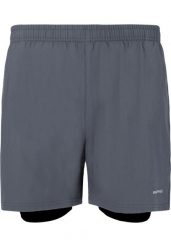 Spodenki do biegania męskie Endurance Kros. Brązowe krótkie spodenki sportowe męskie Endurance, l, bez wzorów, z elastanu, do biegania. Za 109.99 zł.