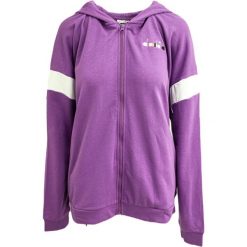 Bluza z kapturem Diadora Fz Spotlight, Kobiety. Fioletowe bluzy damskie Diadora, m, bez wzorów, z bawełny, z kapturem. Za 79.99 zł.