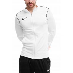 Bluza Męska Rozpinana Nike Dri-FIT Park 20 Sportowa bez Kaptura Biała XL. Białe bluzy męskie Nike, m, bez wzorów, bez kaptura, dri-fit (nike). Za 113.00 zł.