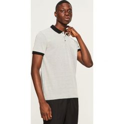 Koszulka polo - Jasny szar. Szare koszulki polo męskie Reserved. Za 79.99 zł.