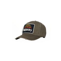 Damska czapka typu trucker Superdry. Zielone czapki i kapelusze damskie Superdry., bez wzorów, retro. Za 162.05 zł.