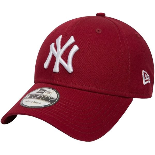 Czapka New Era New York Yankees czerwona. Brązowe czapki i kapelusze męskie New Era, bez wzorów, z bawełny, sportowe. Za 119.99 zł.