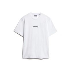 Luźny T-shirt Superdry Micro Logo Graphic. Białe t-shirty męskie Superdry., l, bez wzorów, bez kołnierzyka. Za 115.20 zł.