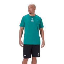 Bawełniana koszulka Irlande AM 2025. Białe koszulki sportowe męskie CANTERBURY, bez wzorów, z bawełny, bez kołnierzyka, bez ramiączek. Za 213.00 zł.