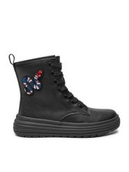 Geox Kozaki J Phaolae Girl J46ETD 000BC C9999 M Czarny. Czarne buty zimowe dziewczęce Geox, bez wzorów, ze skóry, bez zapięcia. Za 269.99 zł.