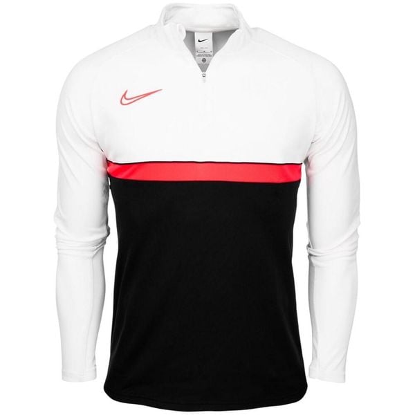 Męska Koszulka Academy 21 DriFIT Quarter Zip Drill Top. Białe bluzy męskie Nike, m, bez wzorów, bez kaptura. Za 200.99 zł.