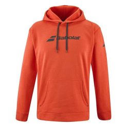 Bluza tenisowa juniorska Babolat Exercise Hood Sweat. Czerwone bluzy sportowe męskie BABOLAT, l, bez wzorów, z bawełny, bez kaptura, do biegania. Za 180.00 zł.
