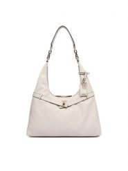 Guess Torebka Ella HWPD97 46010 Kremowy. Białe torebki do ręki damskie Guess, z aplikacjami, ze skóry, bez dodatków. Za 634.99 zł.