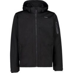 Kurtka męska turystyczna CMP 39A5027. Czarne kurtki sportowe męskie CMP, l, bez wzorów, z softshellu, trekkingowe. Za 338.00 zł.