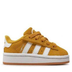 Sneakersy adidas. Żółte trampki i tenisówki chłopięce Adidas, bez wzorów, bez zapięcia. Za 209.99 zł.