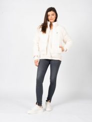 Fila Kurtka "Corleone" | FAW0232 | Kobieta | Ecru. Brązowe kurtki damskie Fila, s, bez wzorów, z bawełny, bez kaptura. W wyprzedaży za 309.00 zł.